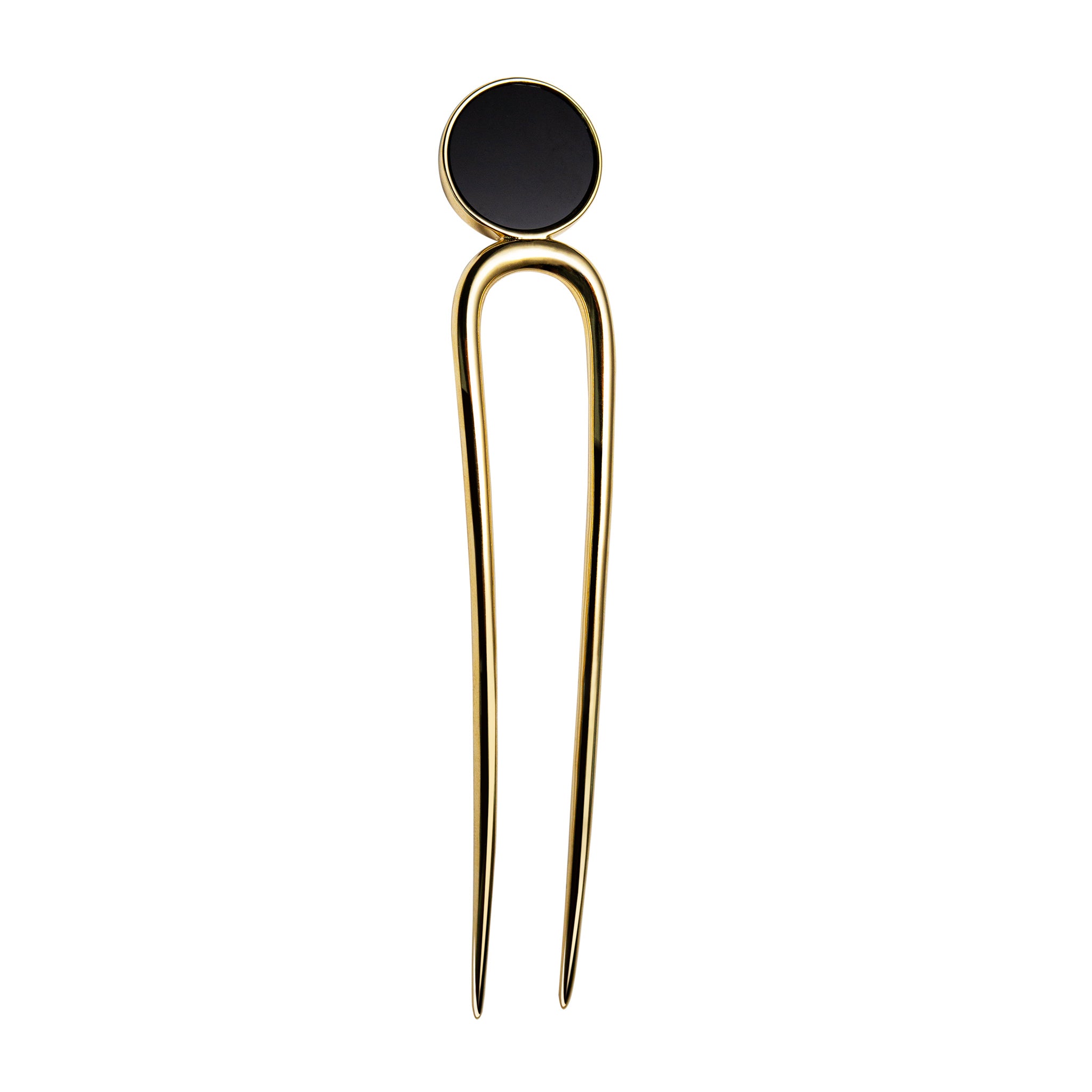 Hairpin with black onyx