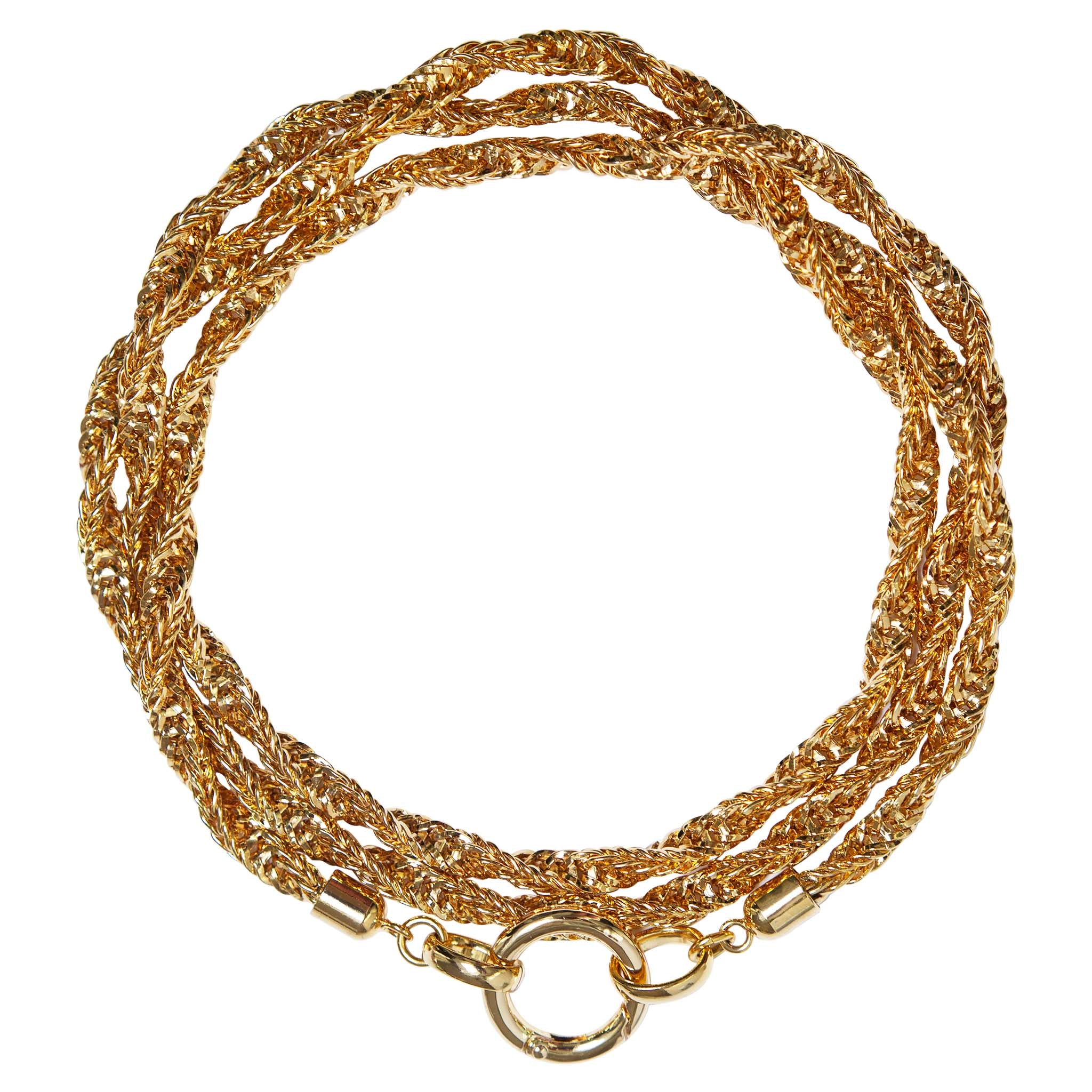 Twisted chain necklace