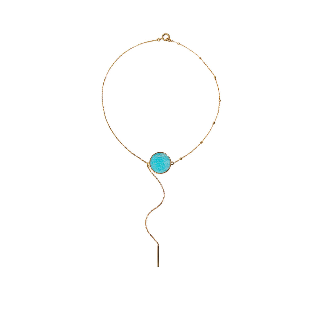 Pendant with amazonite