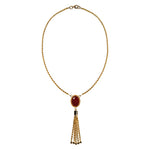 Necklace with red agate