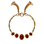 Necklace with red agate