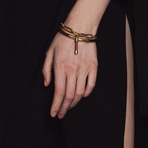 Set of bracelets with Malaysian jade pendant